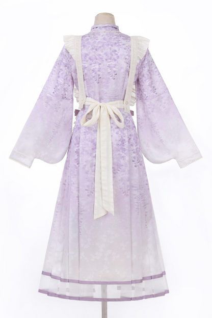 Chinese Ethnic Elegant Sweet Dress + Apron