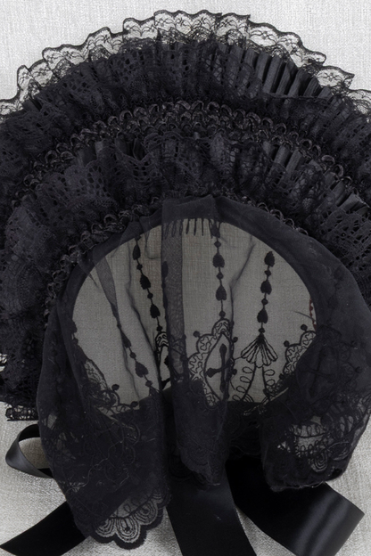 ゴシックエレガンクリップハット+ボンネット+フラットハット