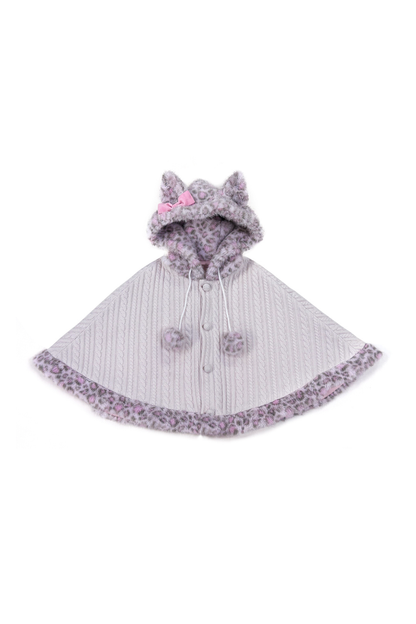 スウィートレパードキャットイヤーケープ