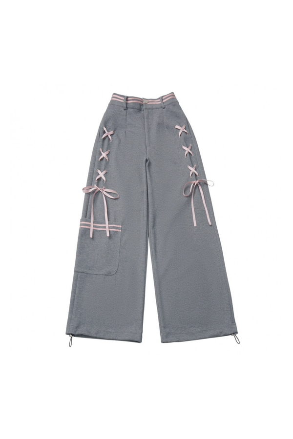 セーラーカラージャケット+プリーツスカート+ロングパンツ