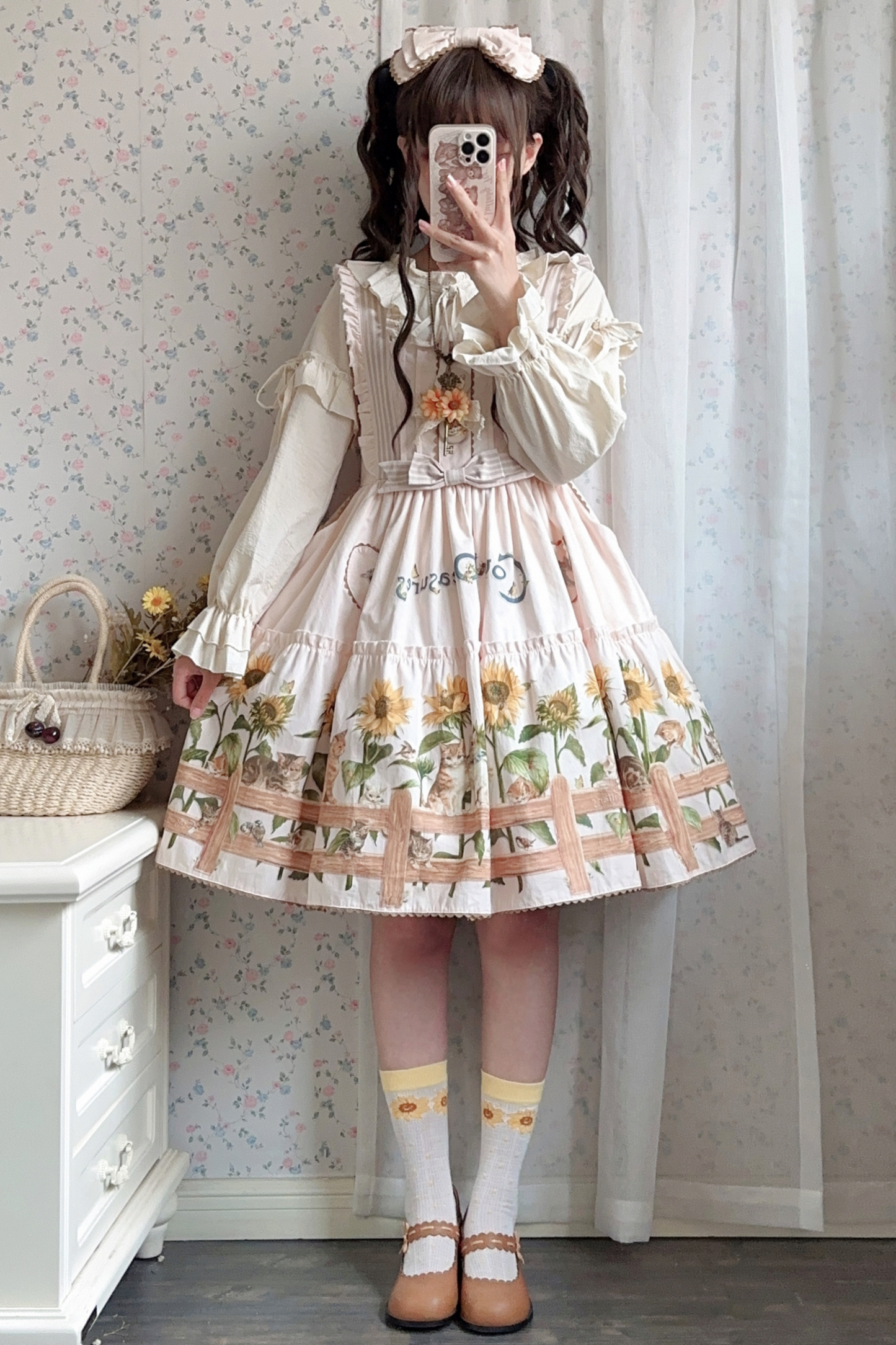 ひまわりドロップロリータセット