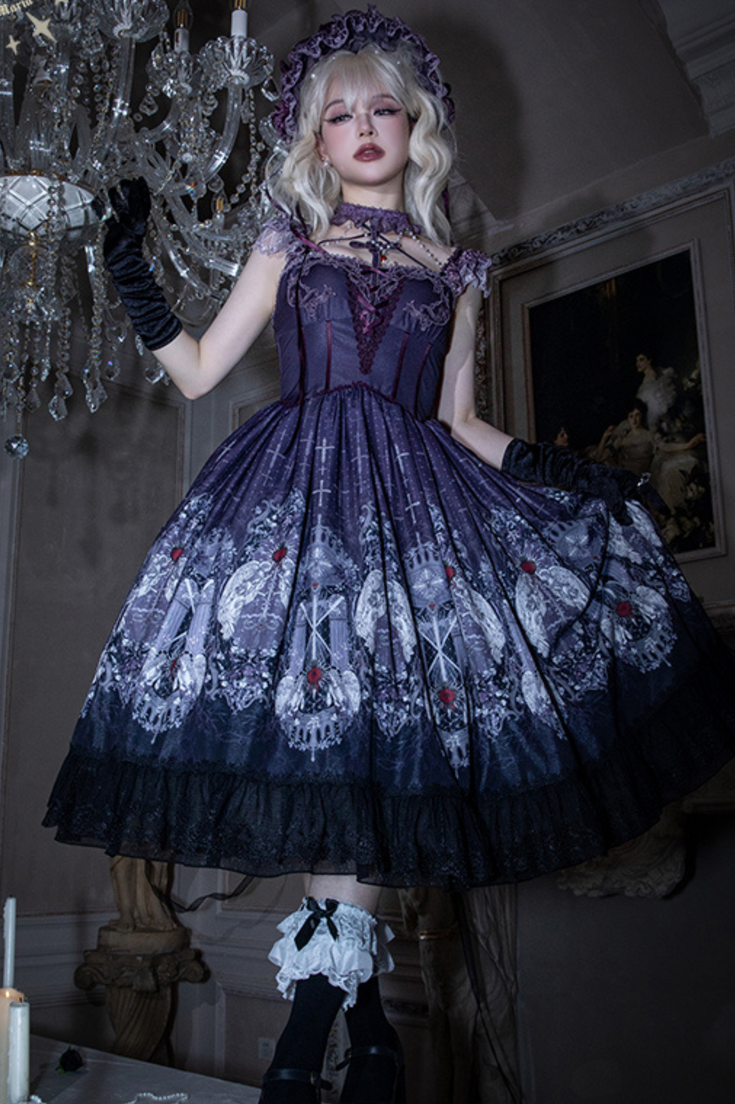 [Reservation Product] Gothic Girl Design Maria Sword Lolita Dress Set