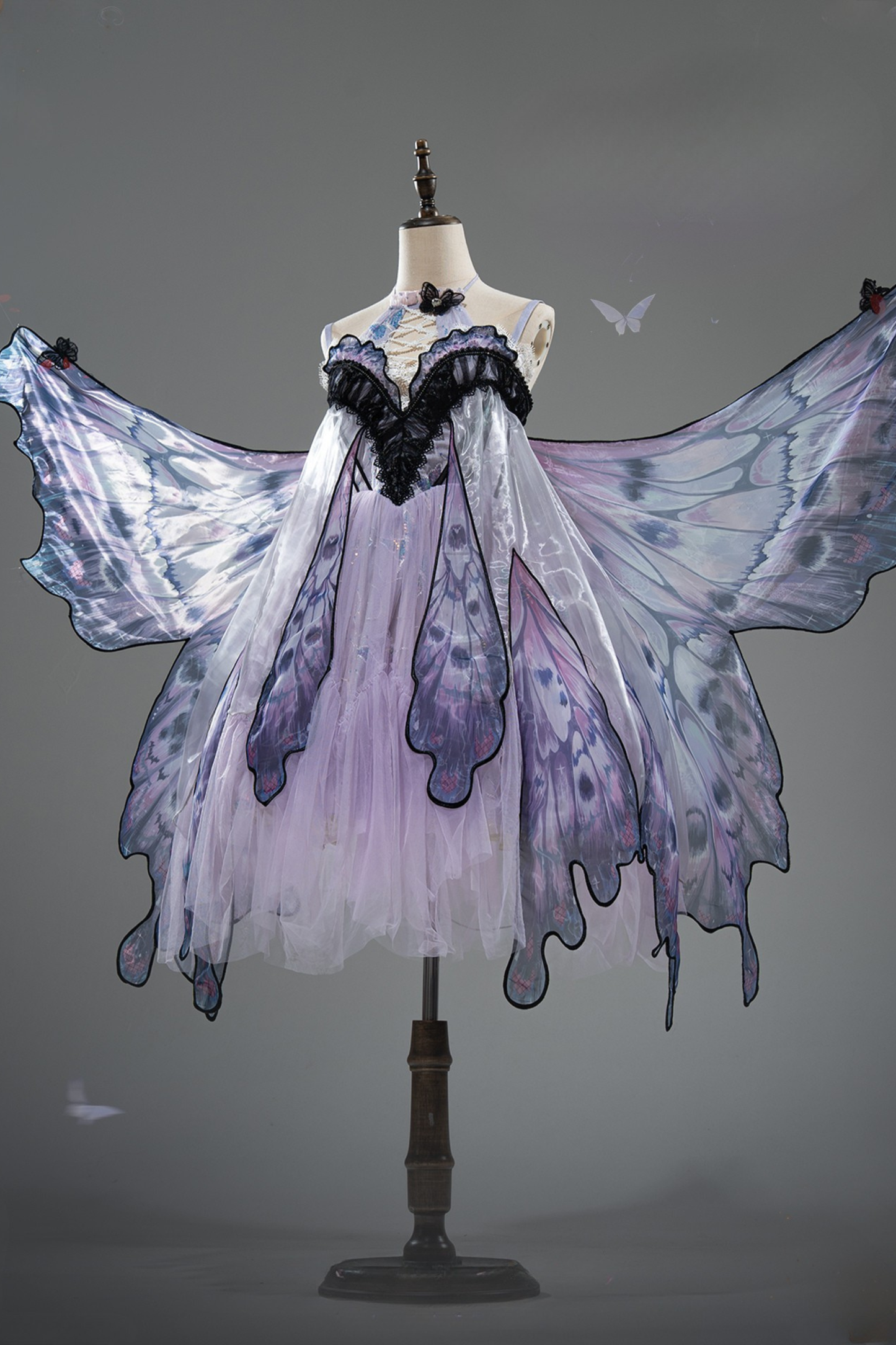 【12月16日予約締切】withered leaf butterfly2.0ゴシックロリータバタフライウイングドレスTypeA/B