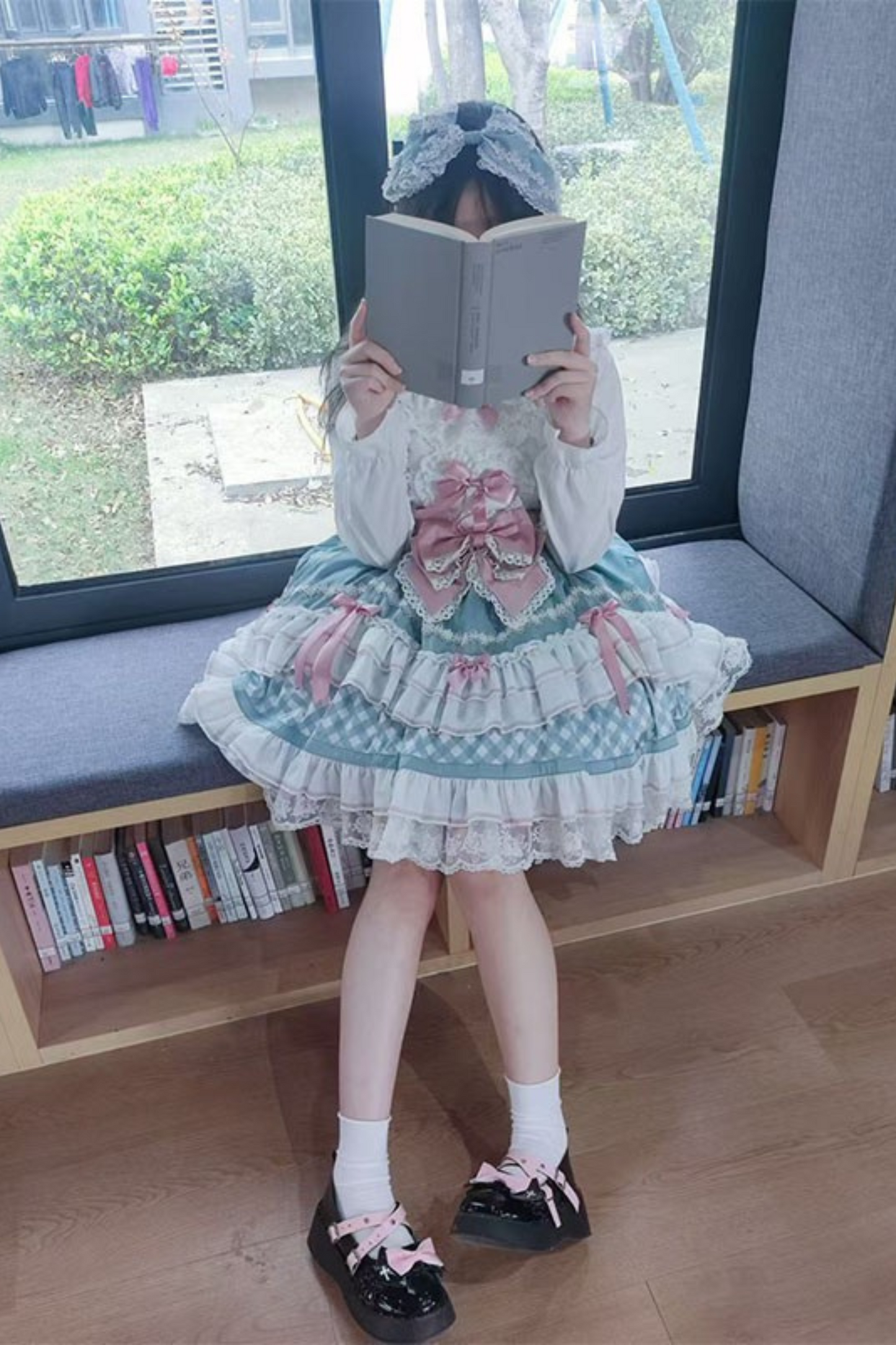 Lovely Heart Suspender Cake Dress + Headdress + Tail