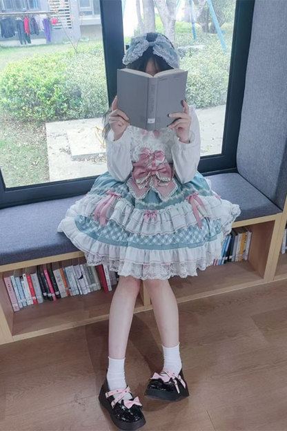 Lovely Heart Suspender Cake Dress + Headdress + Tail