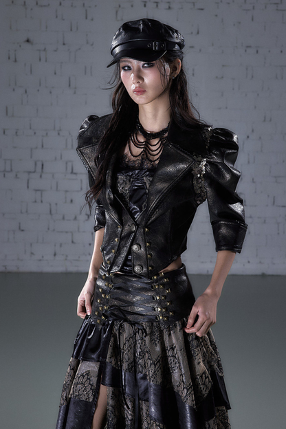 Punk-Night-Lederjacke