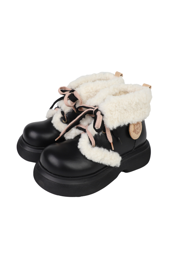 Retro Plush Snow Boots