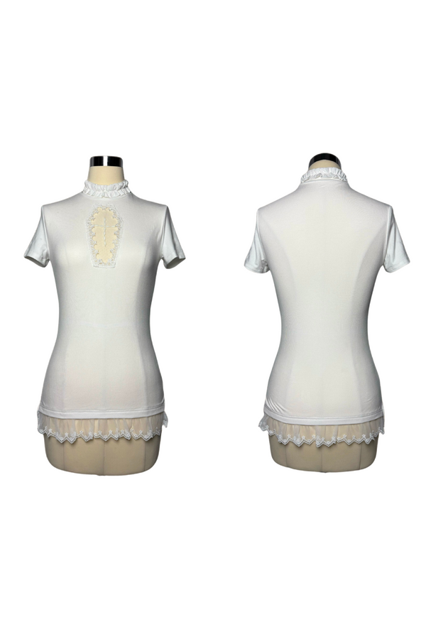 Cross Stitch Gothic Girl Top + Ruffle Pumpkin Pants