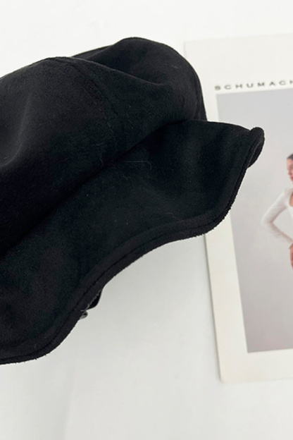 Retro Suede Cat Ear Beret