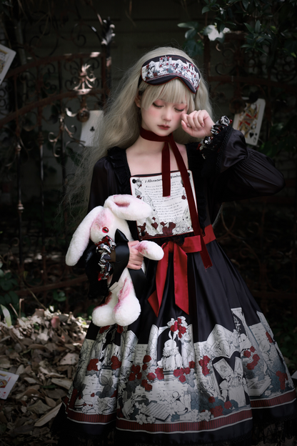 暗闇のアリスドールロリータドレス