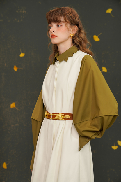 レトロラタンスリーブシャツ