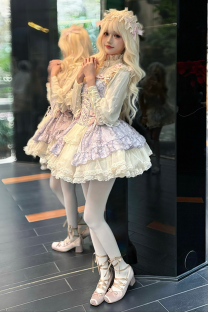 Butterfly Jacquard Sweet Princess Lolita Dress