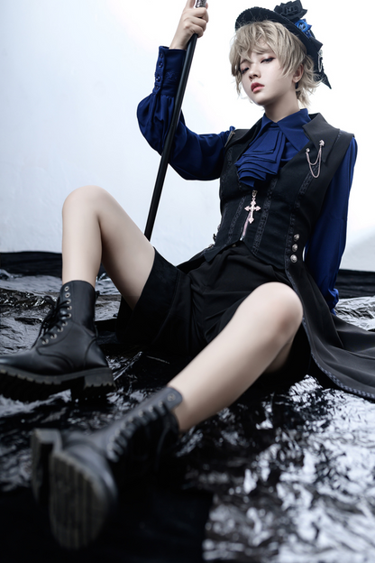 レトロロリータラムスリーブシャツ