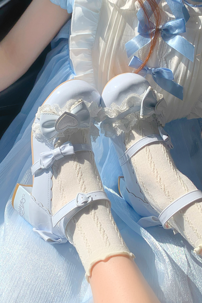 レースリボンロリータシューズ