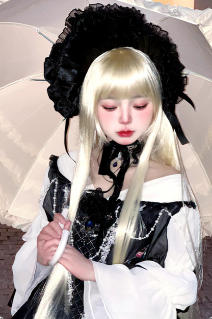 Classical Elegant Dark Gothic Kula Lolita Dress