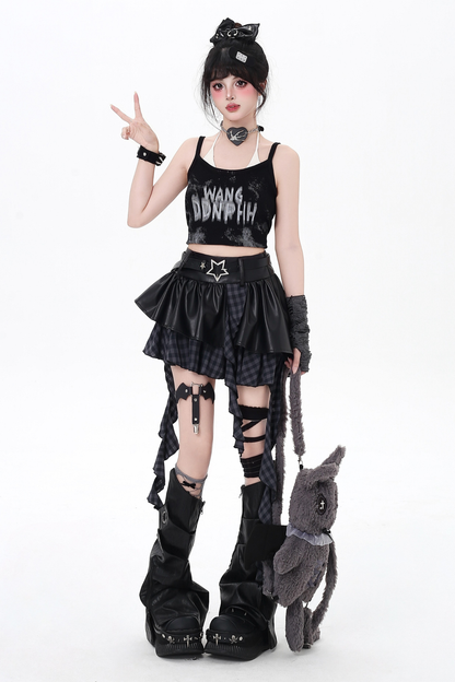 アシメティアード地雷スカート