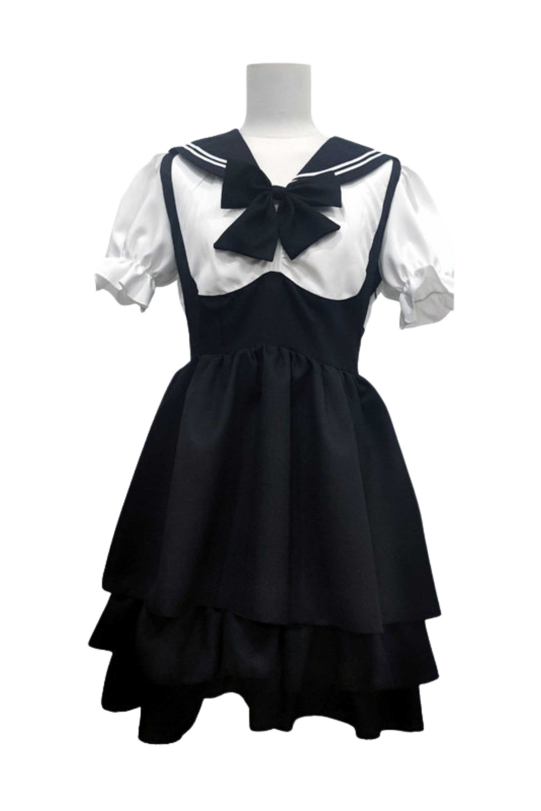 Dark Cute Sailor Dress + Innerwear Skirt  Belchic
