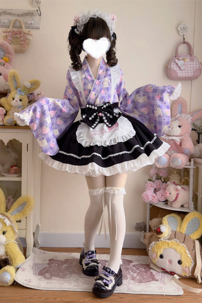 [Reservation Product] Strawberry Retro Cafe Japanese Style Lolita Dress