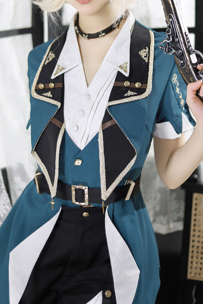 Steampunk Lolita Top + Shorts