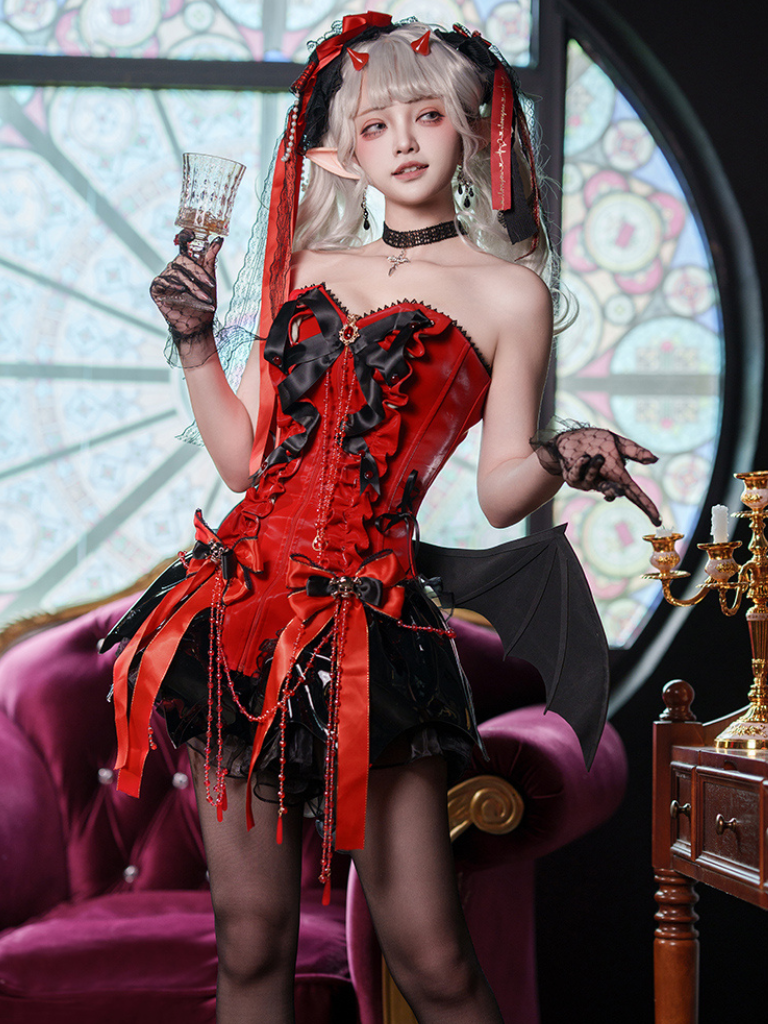 [Deadline for reservation: September 8] Little Devil Gothic Lolita Set