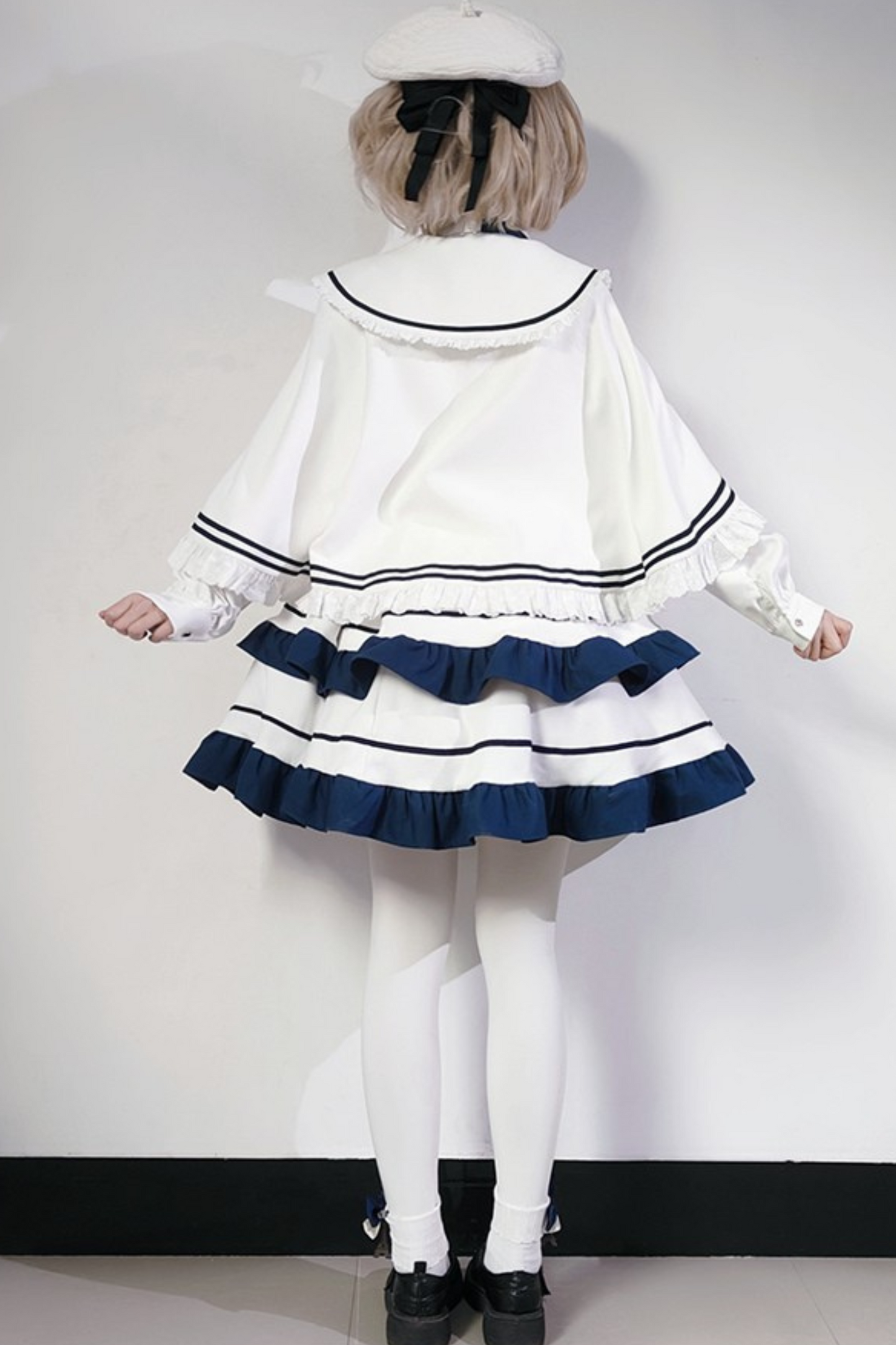 College Style Lolita Dress + Cape