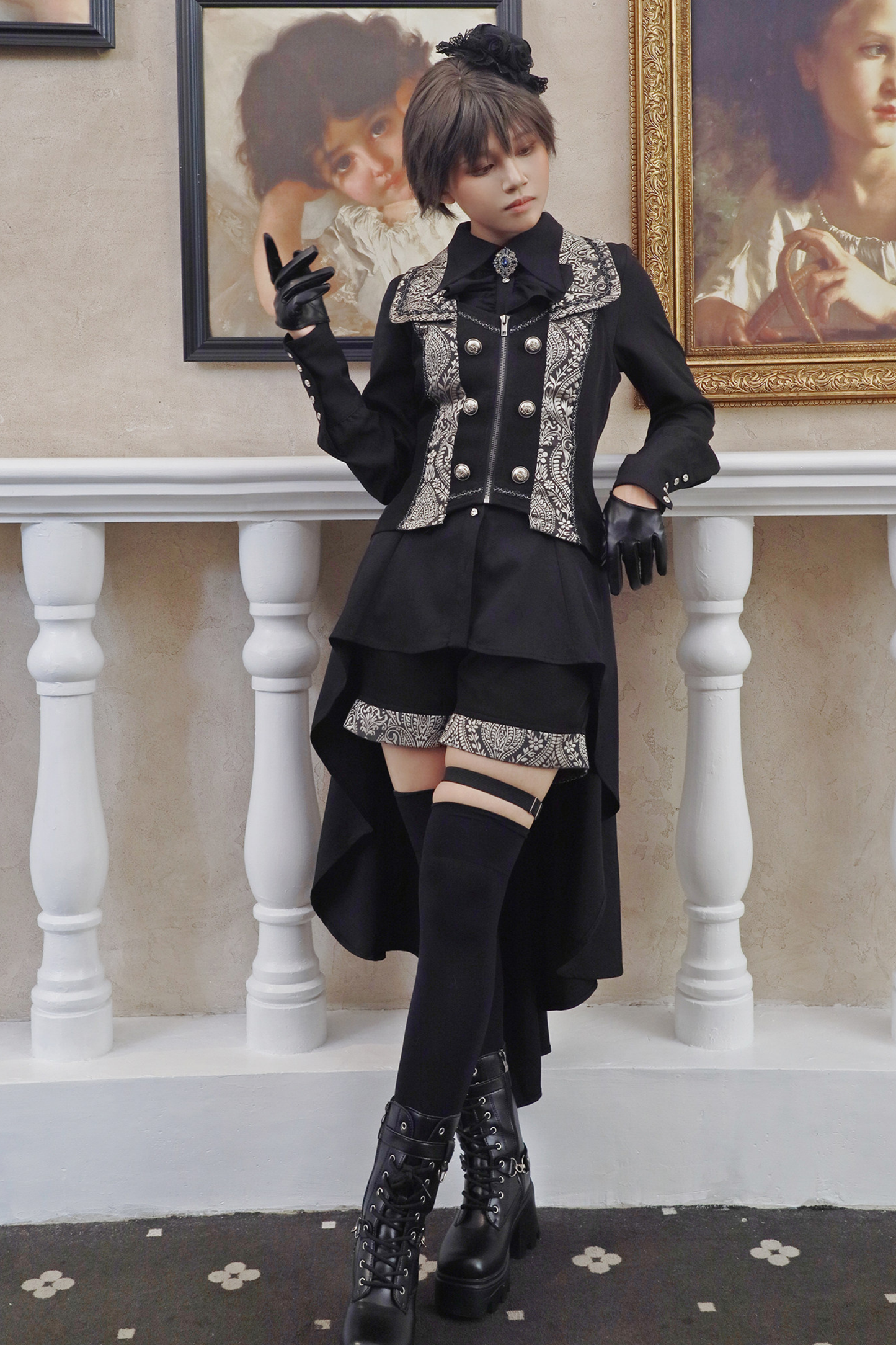 Dark Prince Lolita Jacket + Shirt + Pants + Vest