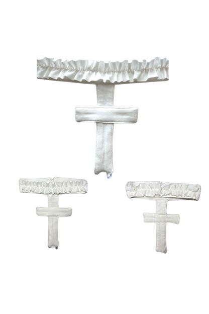 Gothic-Stil Kreuz-T-Shirt + Kreuzkragen + Kürbishose
