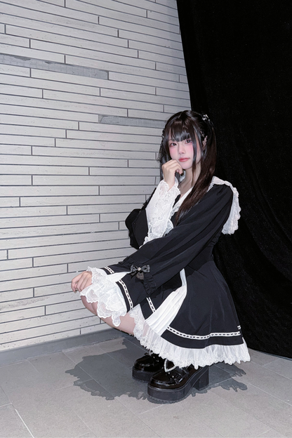 レース地雷トップス+パンツ