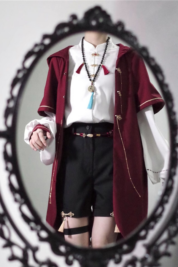 バニーフードプリンスアウター+シャツ+ショートパンツ