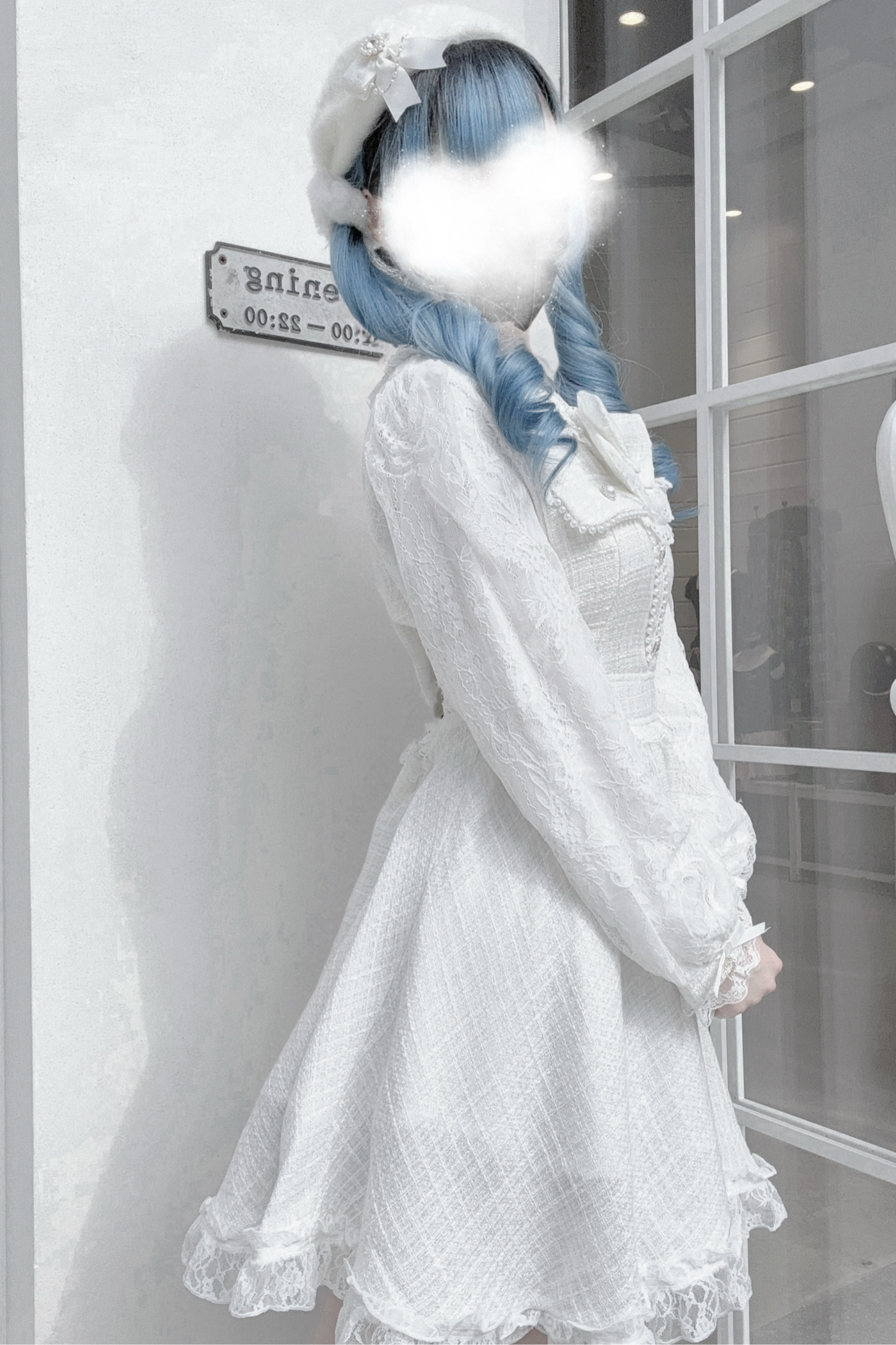 Doll World Ribbon Tweed Dress