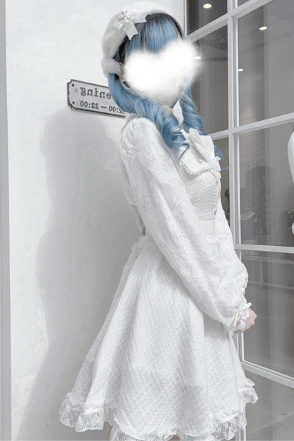 Doll World Ribbon Tweed Dress