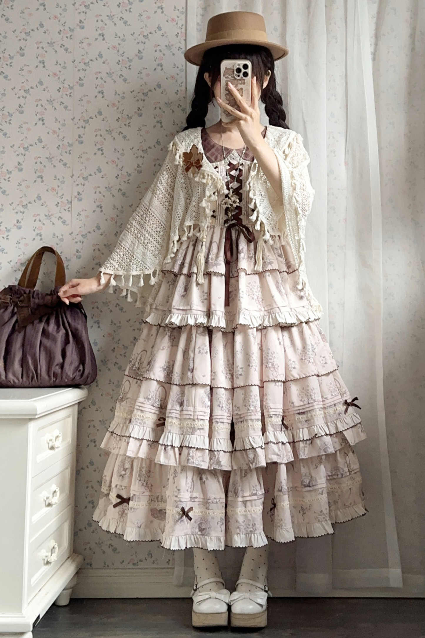 ブニングタイムエレガントロリータドレス+ドールカーディガン