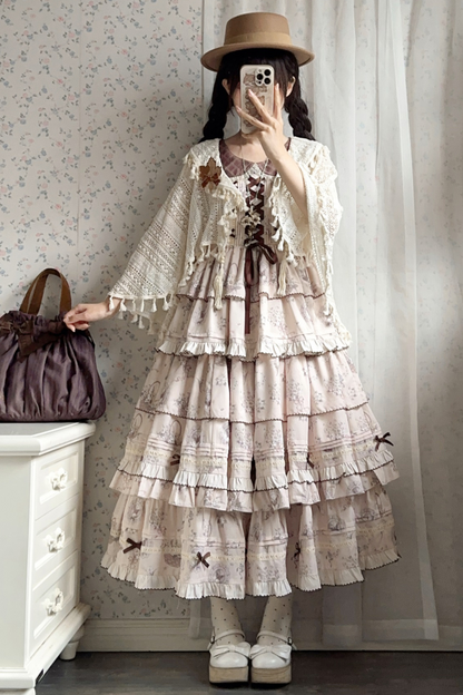 ブニングタイムエレガントロリータドレス+ドールカーディガン