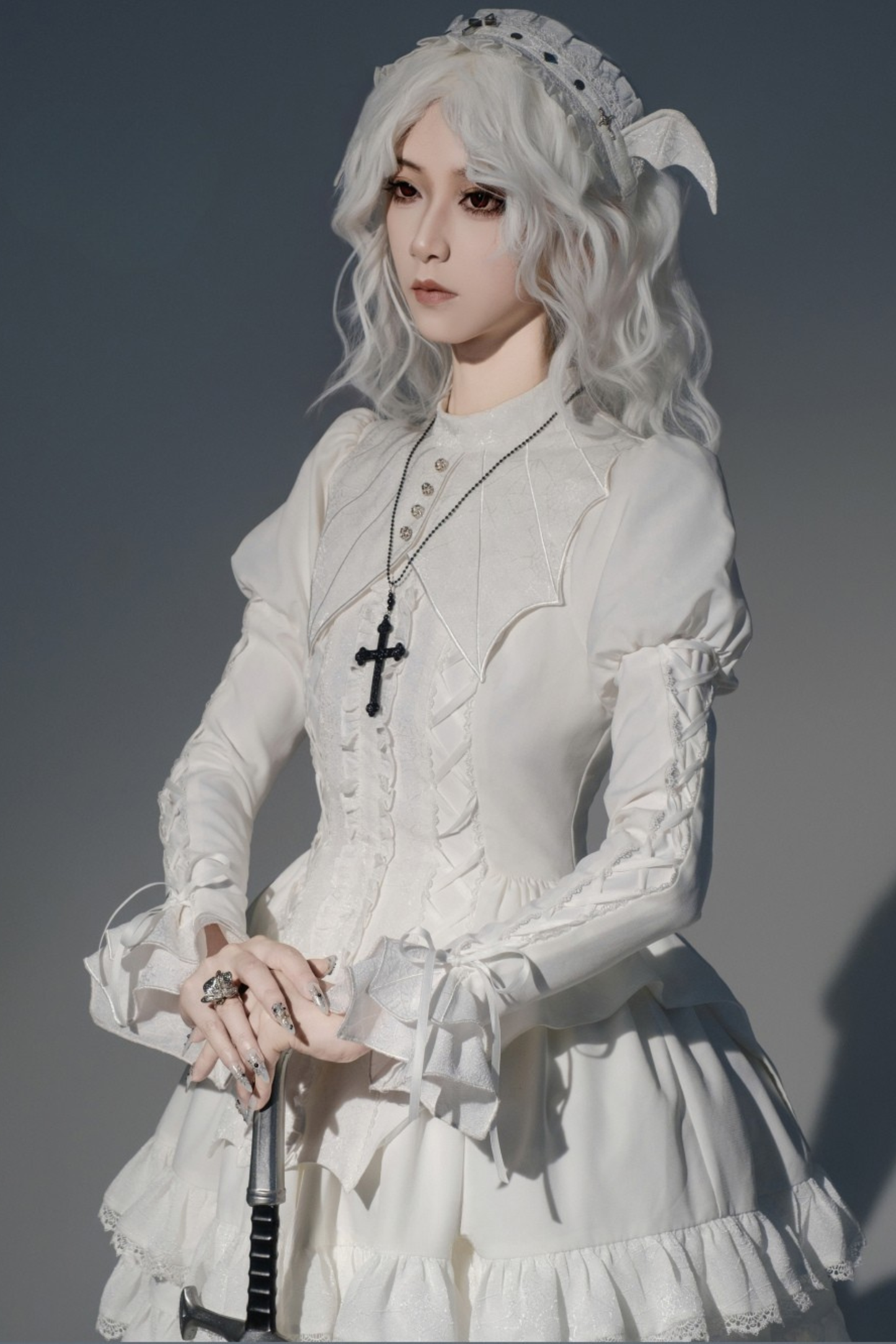 [Deadline for reservations: November 19] Camilla Spider Web Bat Gothic Dark Series Dress Full Set + Setup Full Set