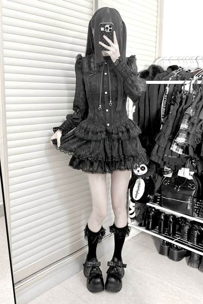 レースドレス+インナーパンツ