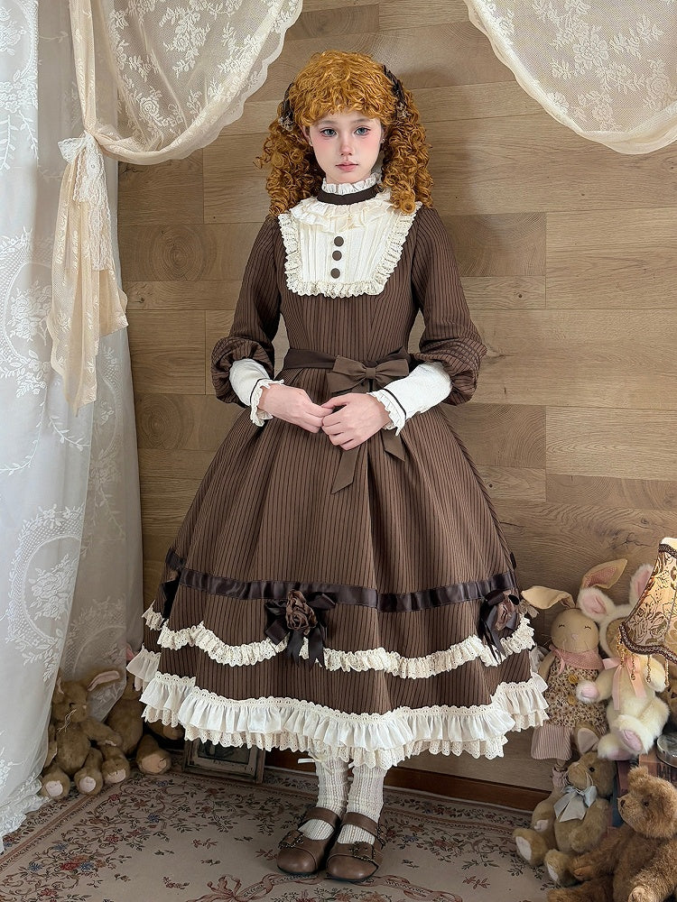 【12月23日予約締切】トワイライトレインフリルカラーロマンティックローズドレス