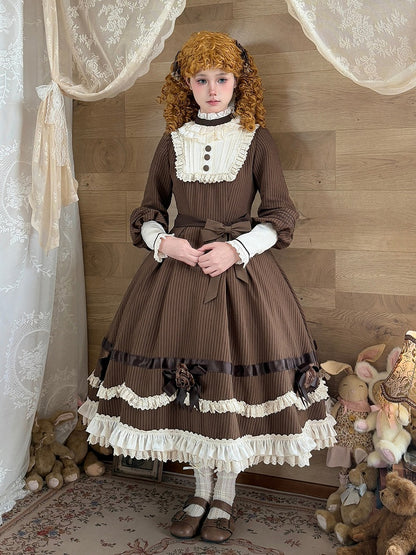 【12月23日予約締切】トワイライトレインフリルカラーロマンティックローズドレス