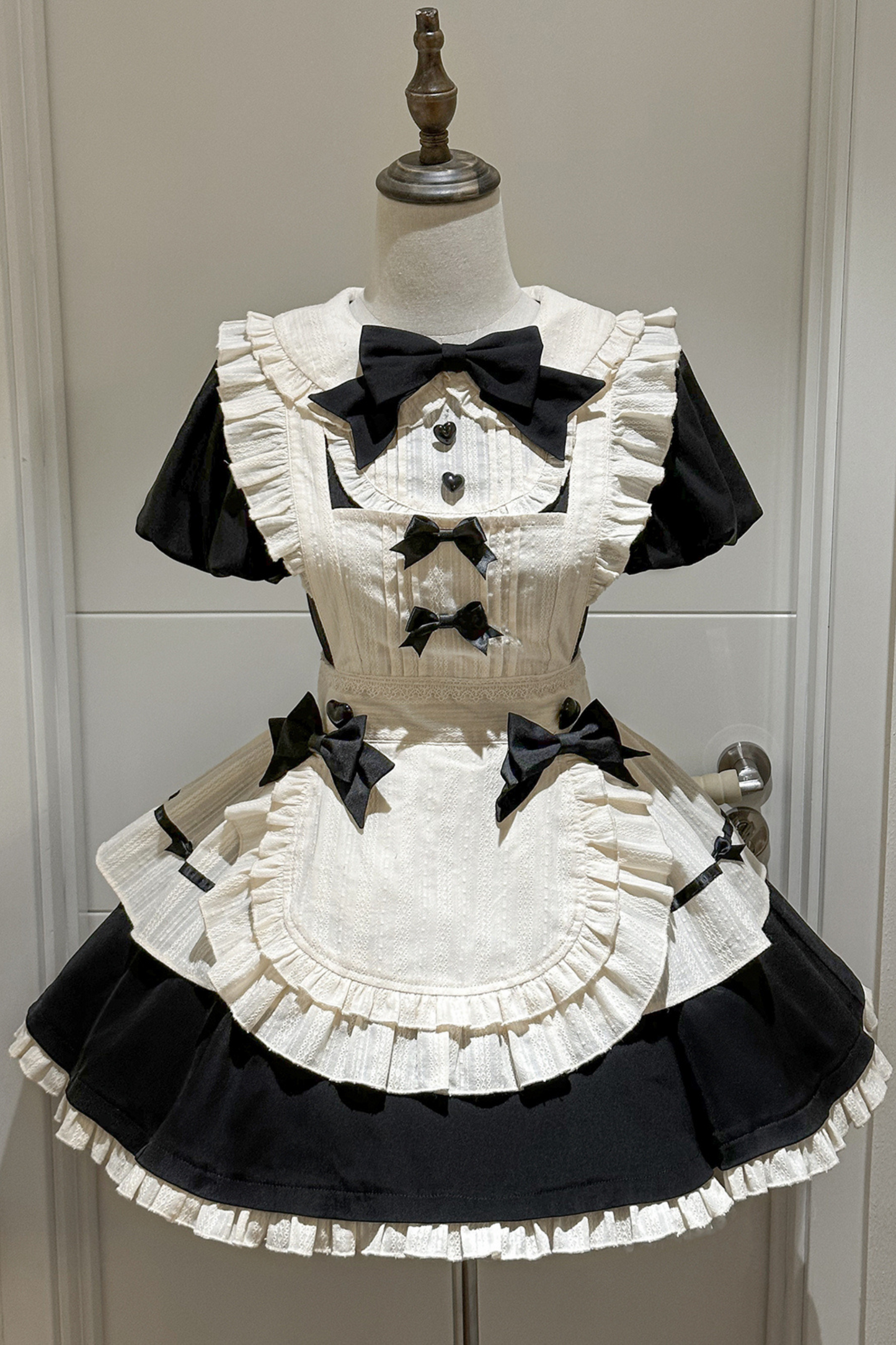 Little Maid Elegant Lolita Dress + Apron + Sleeve + Headband