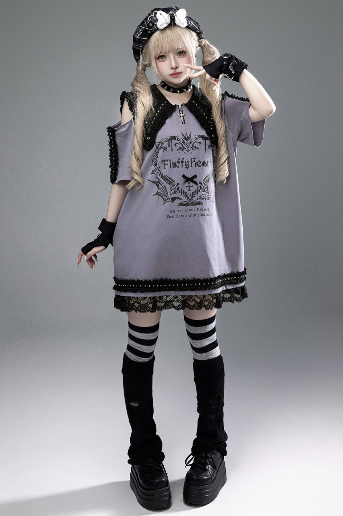 Witch Apprentice Subculture T-shirt Dress + Suspender Apron