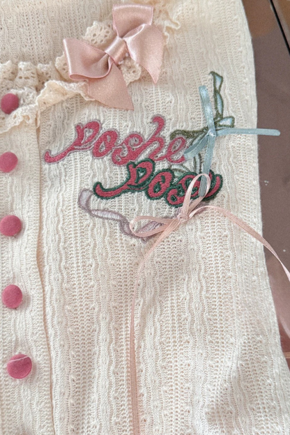 Cherry Rabbit Lolita Dress + Short Cardigan