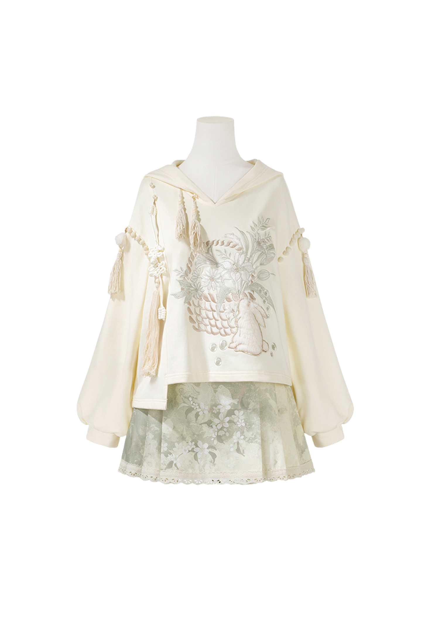 China Sweatshirt + Half Skirt