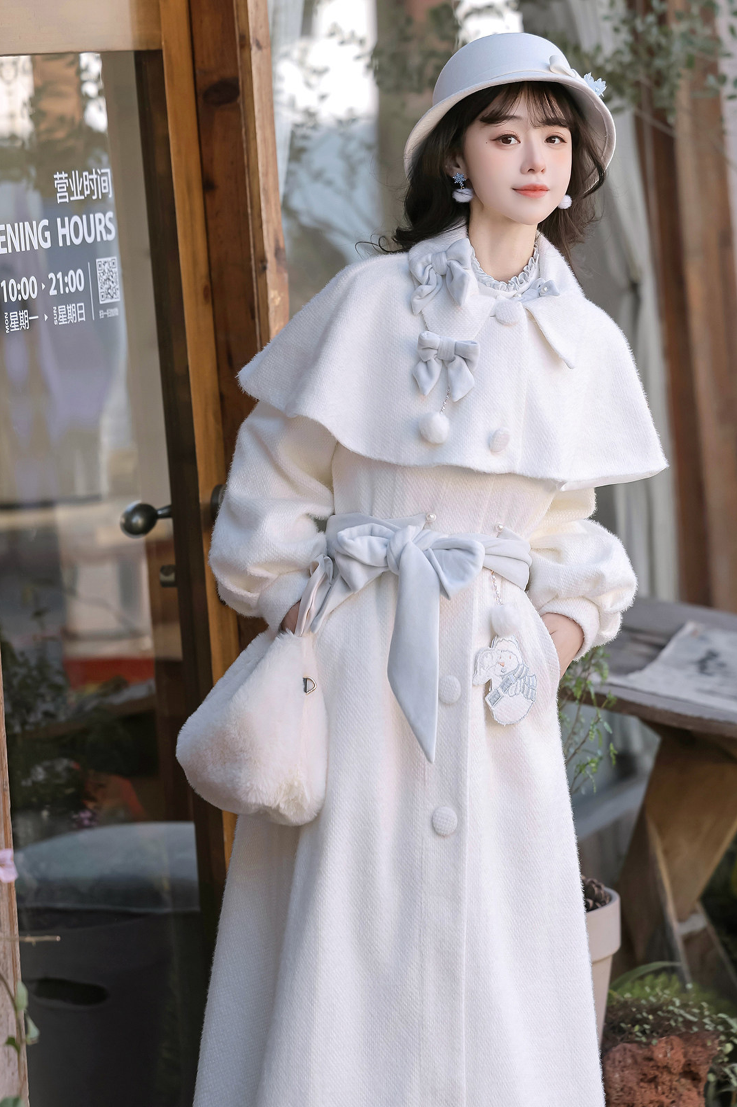 Clear Sky Lolita Mantel + Oberteile + Rock