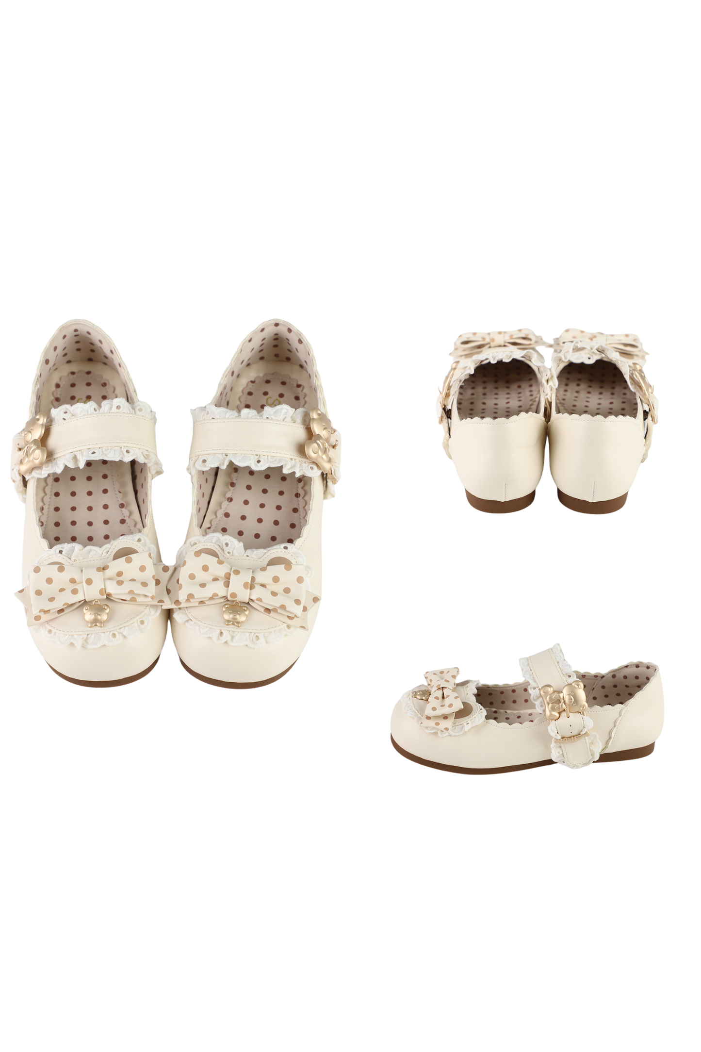 Bare Polka Dot Lolita Shoes