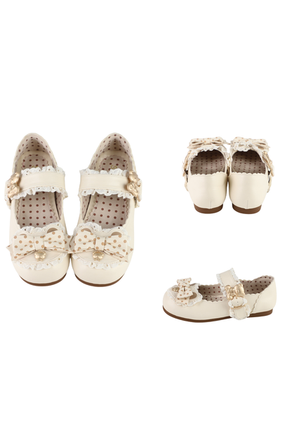 Bare Polka Dot Lolita Shoes