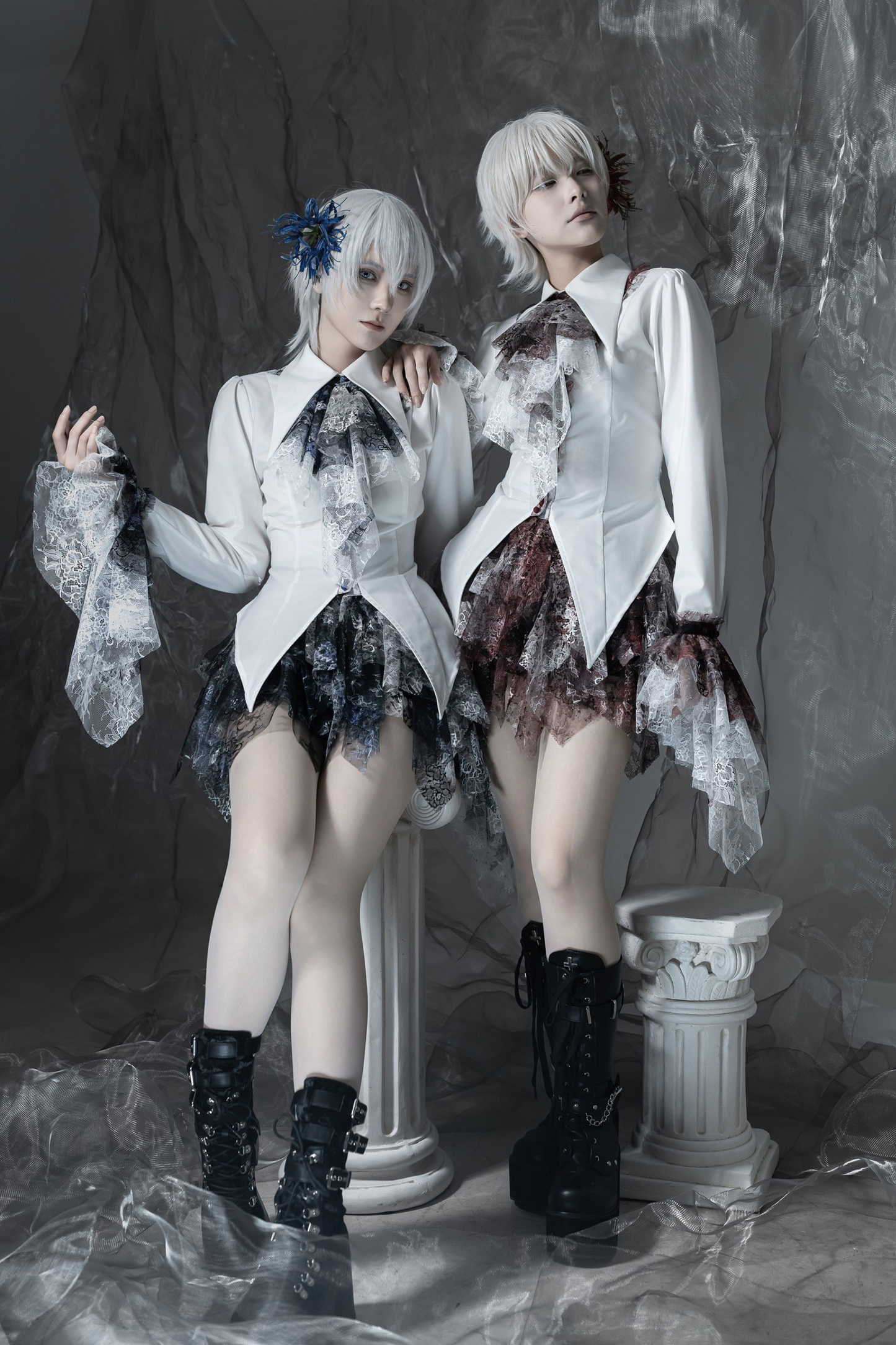[Deadline for reservations: December 10] Bloodstained Asymmetrical Tulle Skirt Pants + Leg Rings