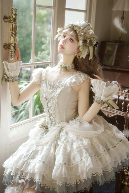 Jasmine Elegant Ballerina Lolita Dress and Accessories