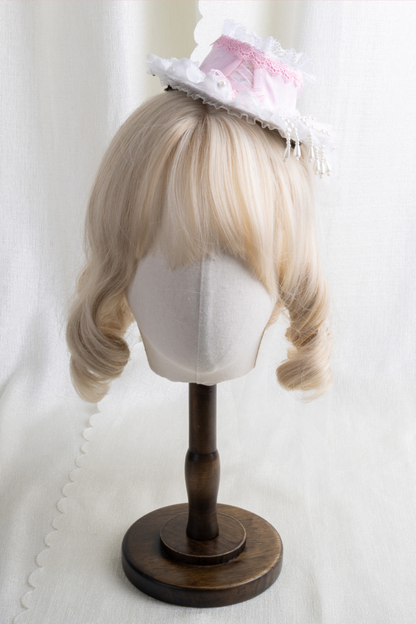 レースハットロリータクリップ