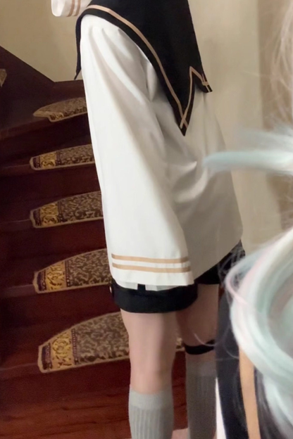 Prince Big Sailor Top + Pants + Beret + Tie + Socks