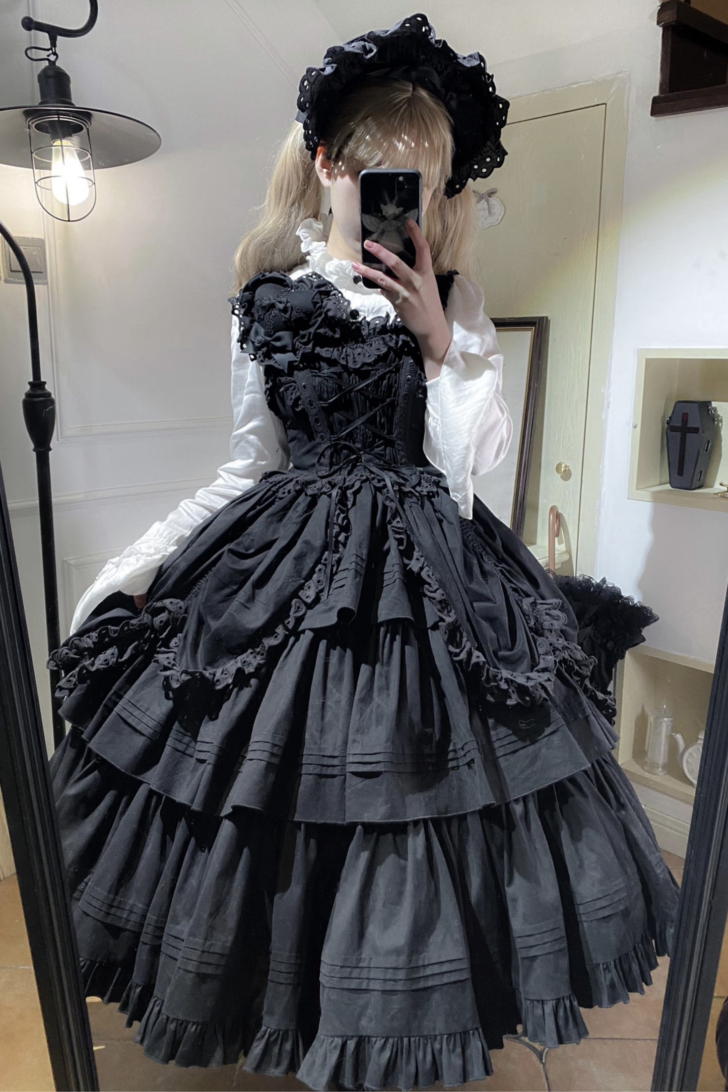 Lace Goth Subculture Dark Star Island Lolita Dress