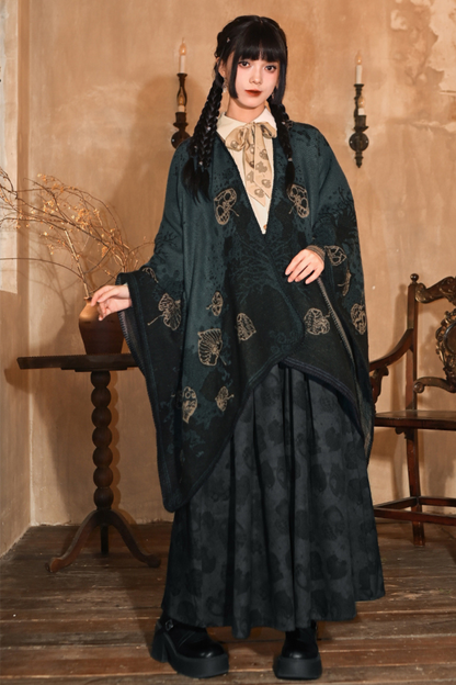 China Jacquard Long Cloak